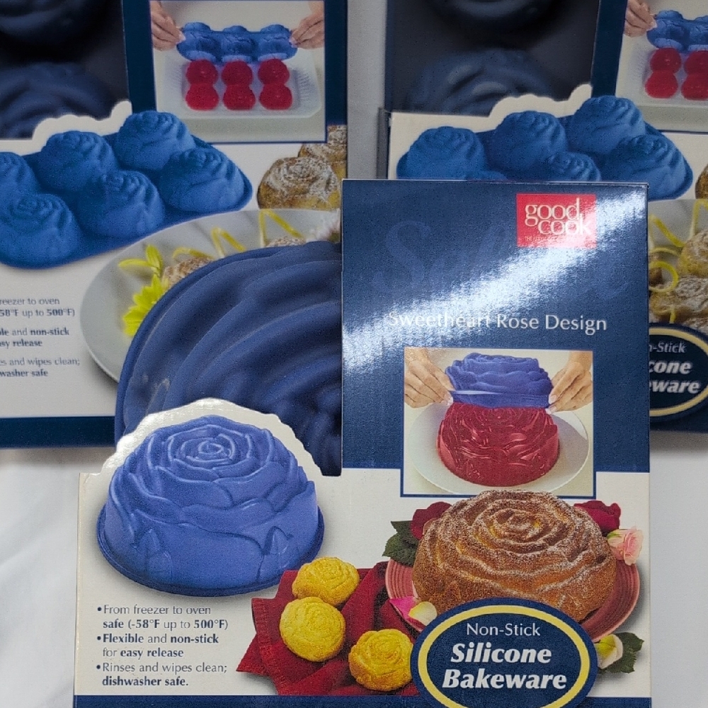 The GOOD COOK SweetheartRose Design Cake Pan